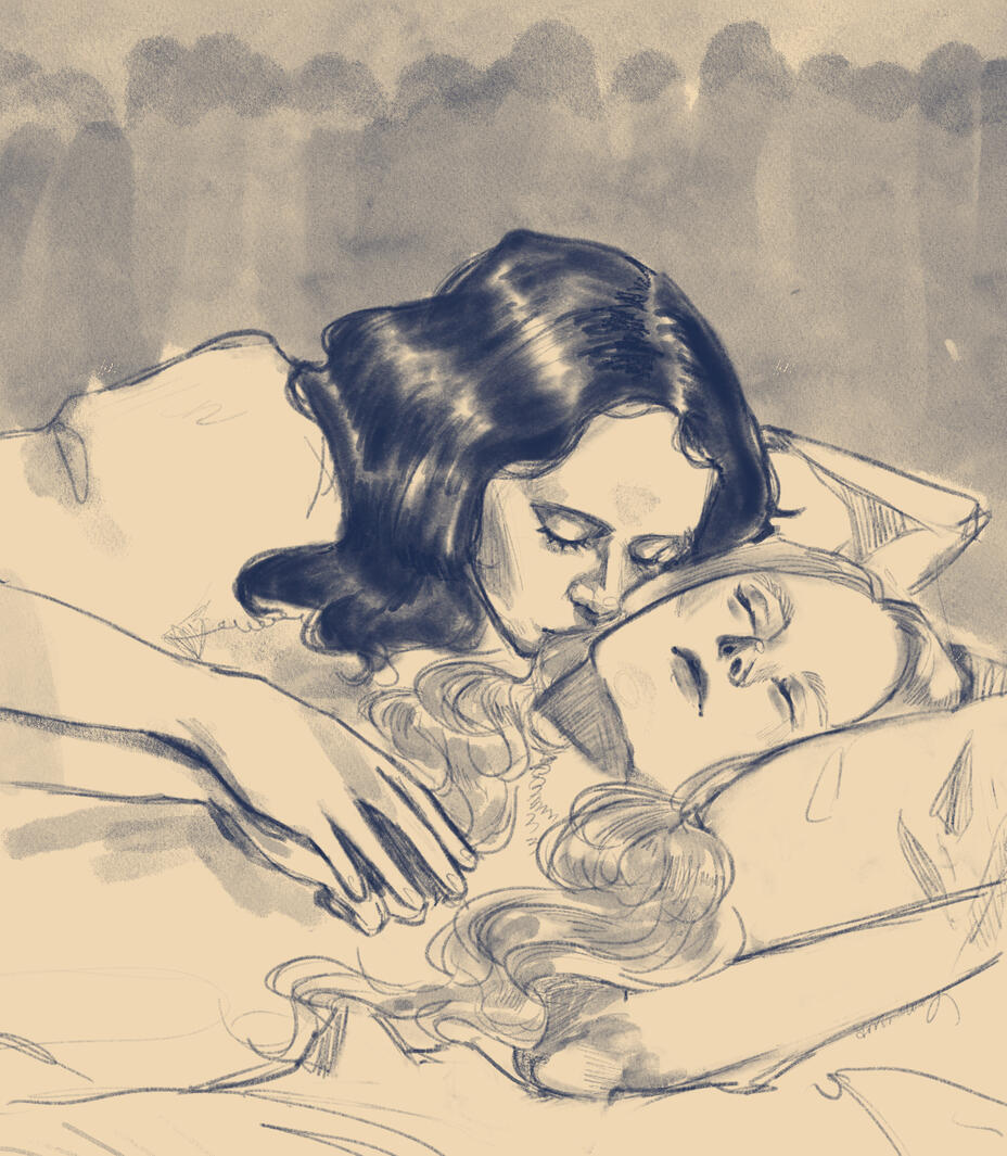 Morning kiss, digital