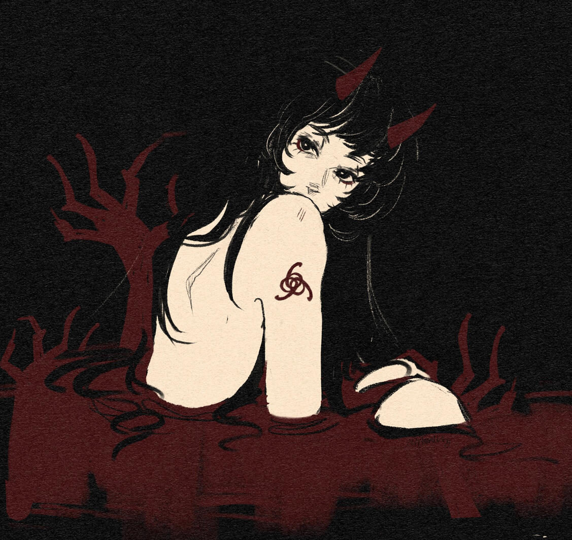 Demon puddle, digital